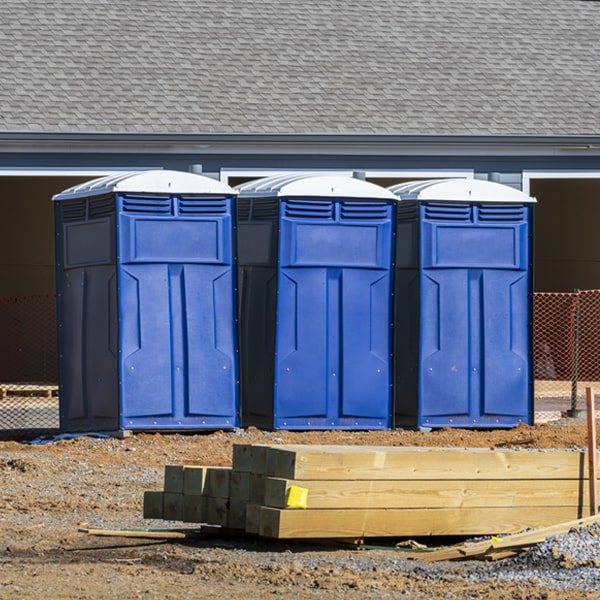 what is the expected delivery and pickup timeframe for the portable toilets in Harvey Cedars NJ